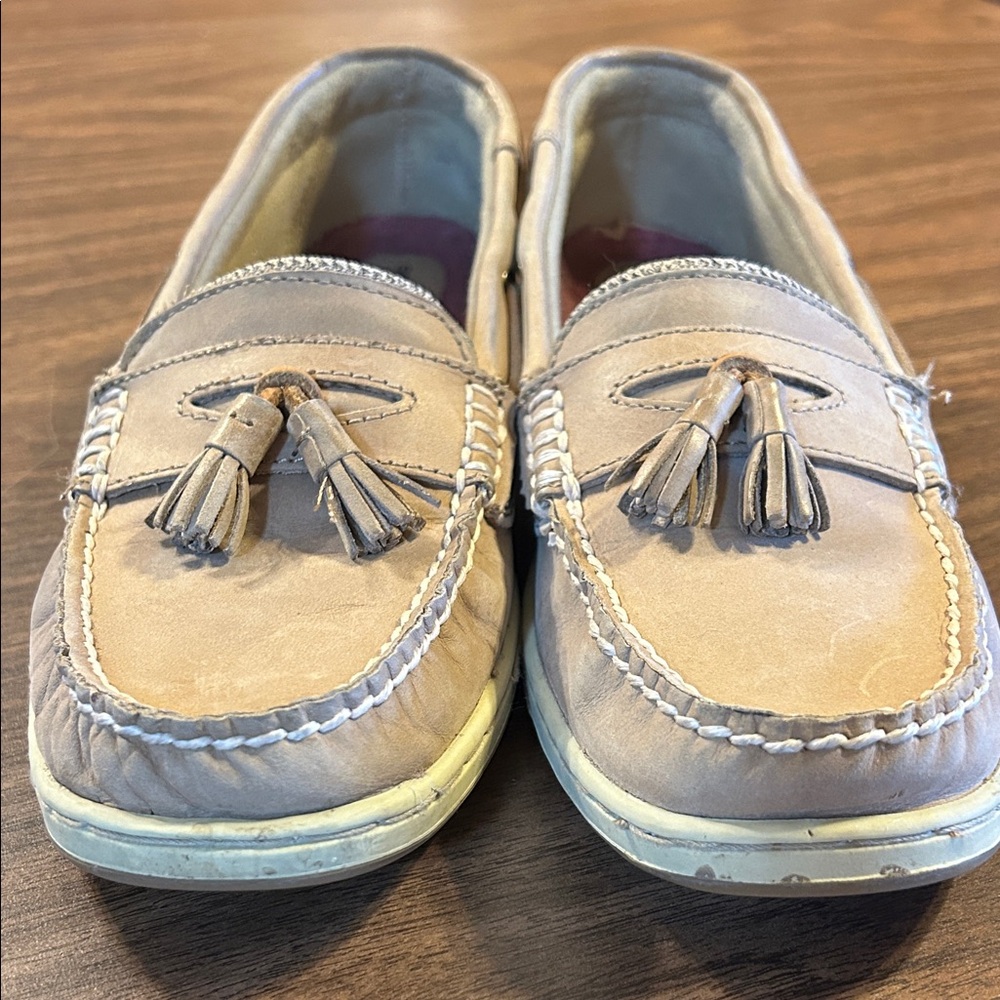 Sperry Light Tan Tassel Loafers - Picture 7 of 9
